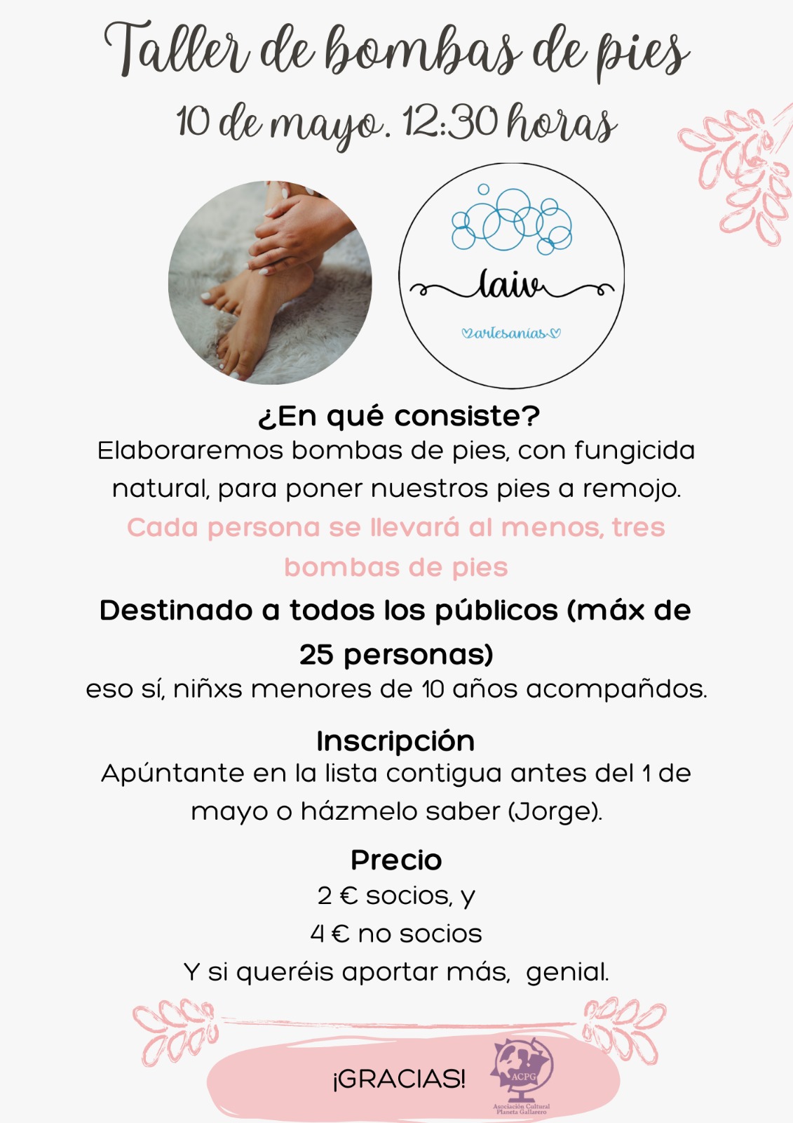 Taller de Bombas de pies